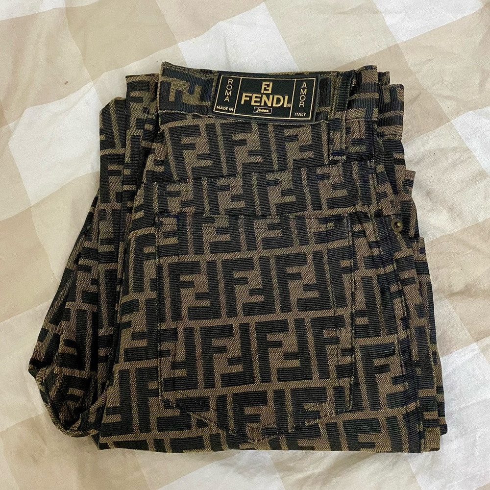 SOLD❤️ Fendi Monogram pants